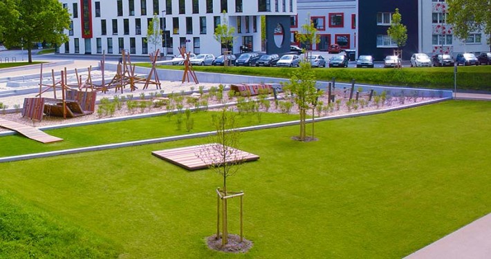 Spielplatz in der Lahnaue - Foto Stadtplanungsamt